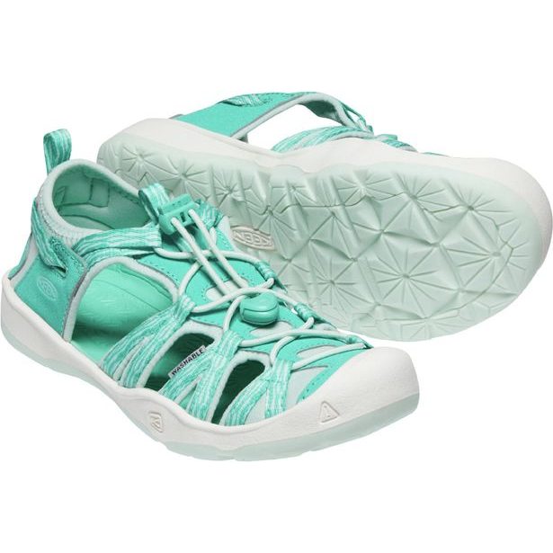 Dívčí letní boty KEEN MOXIE SANDAL YOUTH waterfall/blue glass