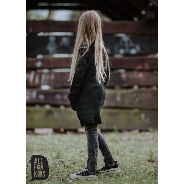 Dívčí kardigan, černý, Cardigan kids, black