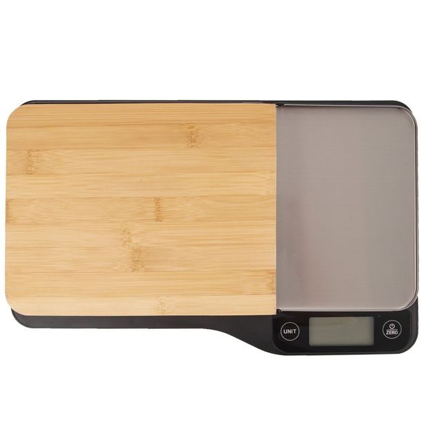 Kuchyňská váha digitální s krájecím prkénkem