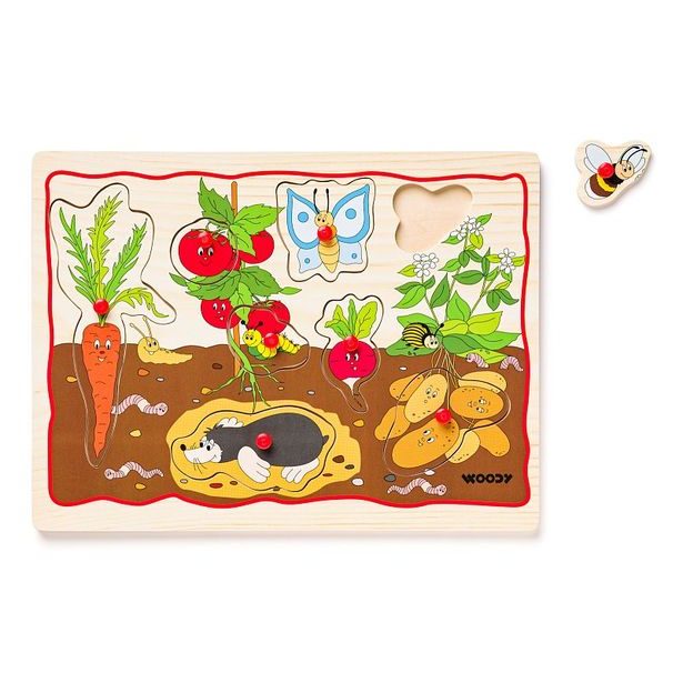 Displ. 12ks - Puzzle na desce "Dětské motivy"