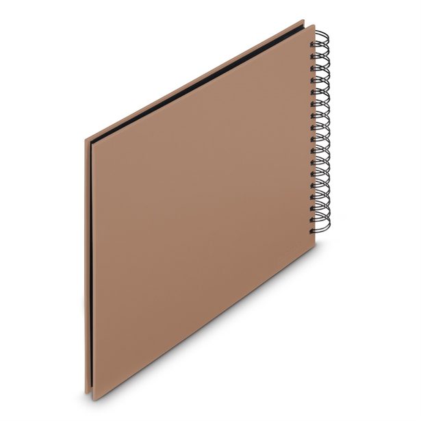 Hama album klasické spirálové FINE ART 28x24 cm, 50 stran, mousse, černé listy