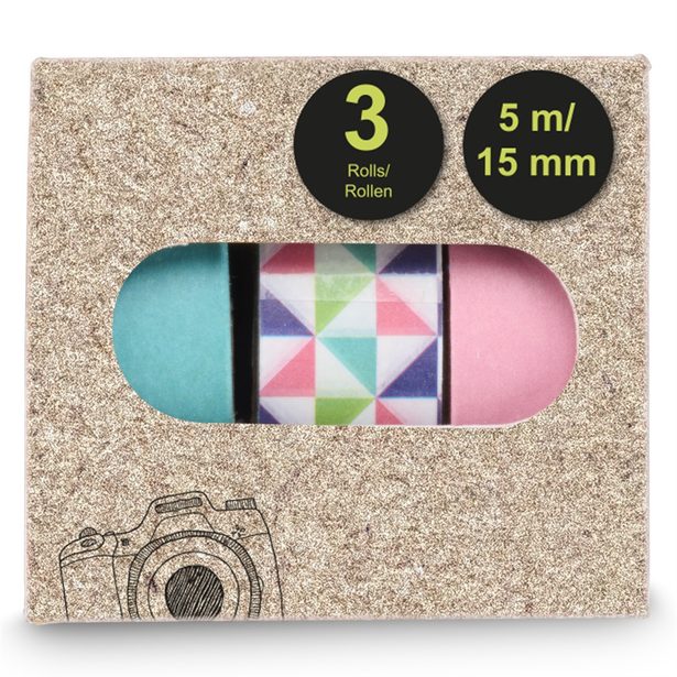 Hama lepící pásky pro kreativní tvorbu II, různé motivy, balení 15 setů (cena je uvedena za 1 set)