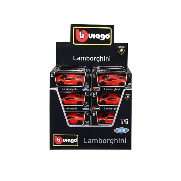 Bburago Bburago - Auta Street Fire, Lamborghini, display 24ks, 1:43, assort