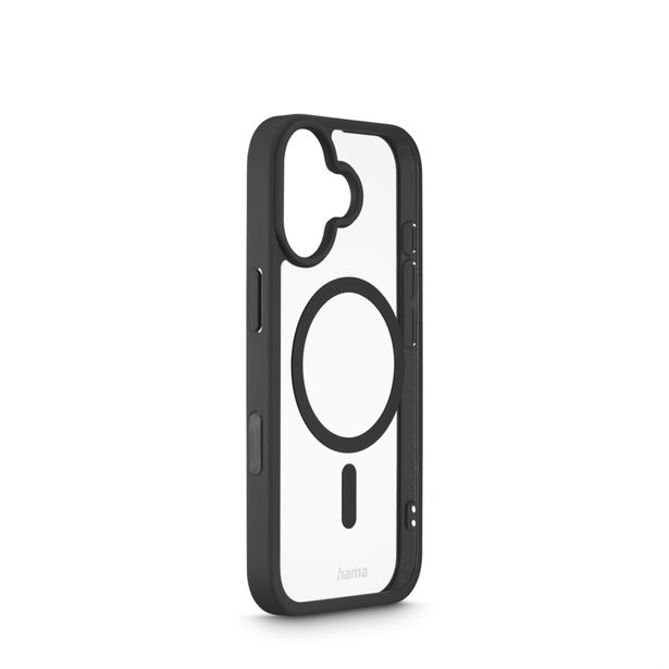 Hama Frame Protect, kryt pro Apple iPhone 17, magnetický, průhledný/černý