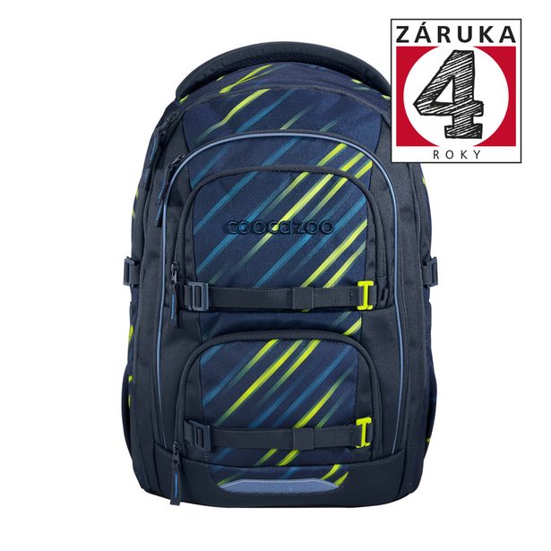 Školní batoh coocazoo PORTER, Fast Lime, AGR certifikát