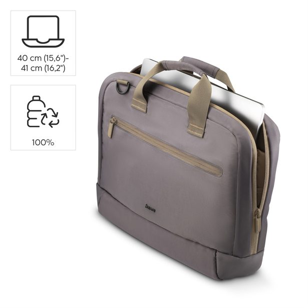 Hama Ultra Lightweight, brašna na notebook, 40-41 cm (15,6"-16,2"), recyklov.polyester, antracitová
