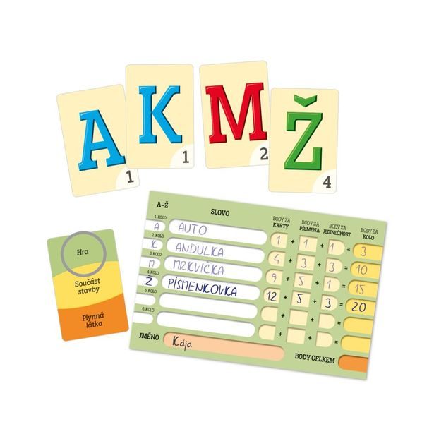 PÍSMENKOVKA Cestovní hra