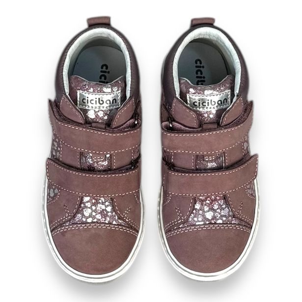 Dětské kožené kotníkové boty Ciciban - Růžové