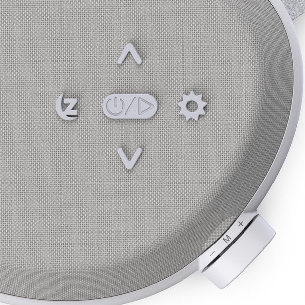 Hama Calm, Bluetooth® reproduktor, plochý, bílý šum, časovač, 3 W
