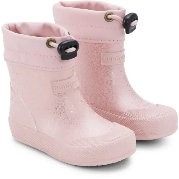 Dětské zateplené holínky Bundgaard Malik - Old Rose Sparkle