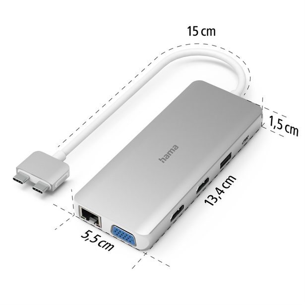 Hama USB-C hub Connect2Mac, multiport, pro Apple MacBook Air a Pro