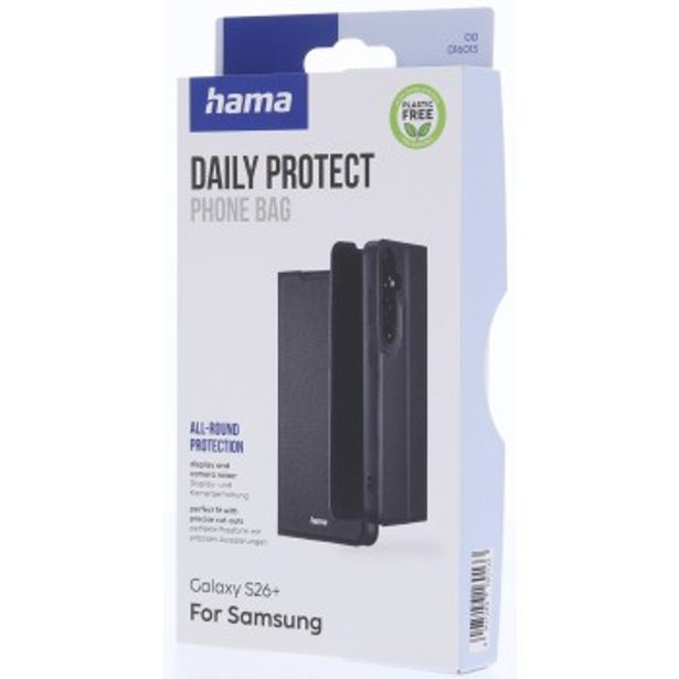 Hama Daily Protect, pouzdro-knížka pro Samsung Galaxy S26+, funkce stojanu, černé