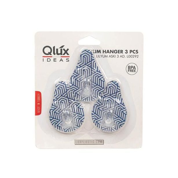 QLUX HÁČKY SAMOLEPÍCÍ 3 KS_hamashop