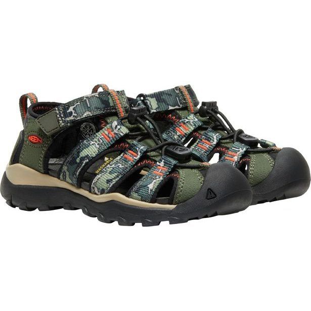 Dětské sandály KEEN NEWPORT NEO H2 CHILDREN forest night/camo