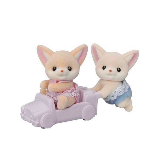 Sylvanian family Dvojčata fenci s autíčkem