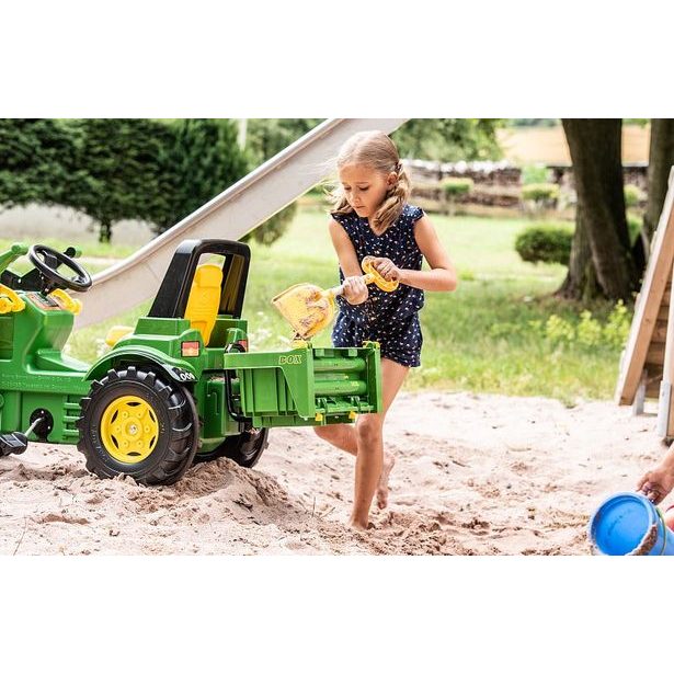 ROLLYTOYS Úložný box za traktor zelený