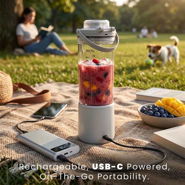 BERLINGERHAUS Přenosný aku mixér USB-C Sahara Collection BH-9923