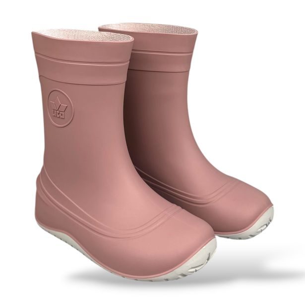 Dětské barefoot holinky LICO Aride Rain – růžové