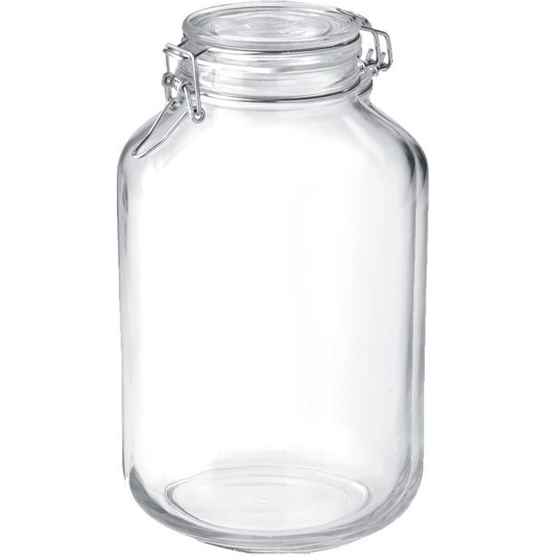 dóza 4,00l FIDO-Bormioli, d16,0x28cm, patentní sklo