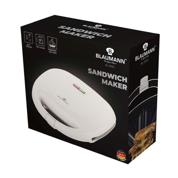BLAUMANN Sendvičovač 750 W krémový BL-9019