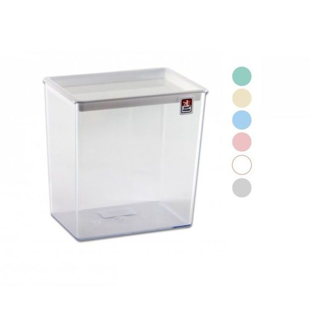 krabice-dóza vys.600ml, mix barev, plast