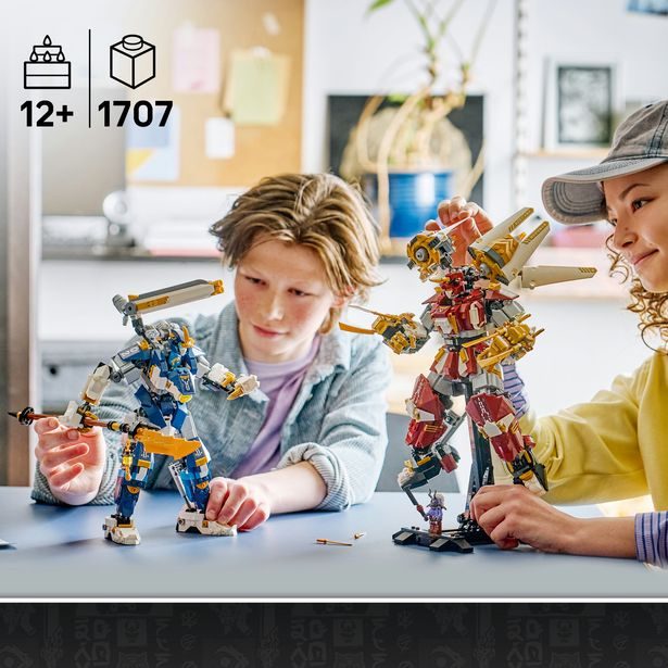 Dvojice titánských robotů