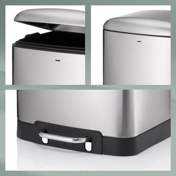KELA Odpadkový koš DAVINO 30 l nerezová KL-10903