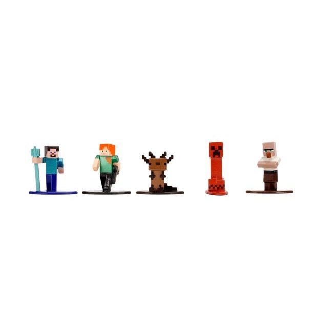 Minecraft Kovové sběratelské nanofigurky 18 ks, Wave 13