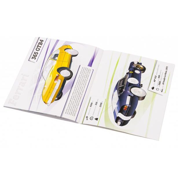 FERRARI, sportovní vozy – Kniha samolepek Baagl