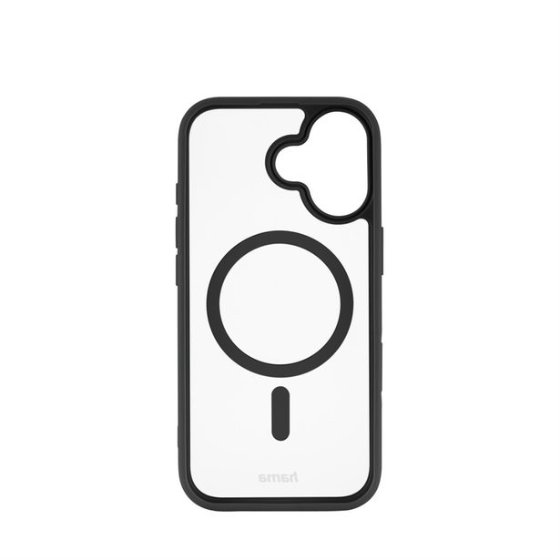 Hama Frame Protect, kryt pro Apple iPhone 17, magnetický, průhledný/černý