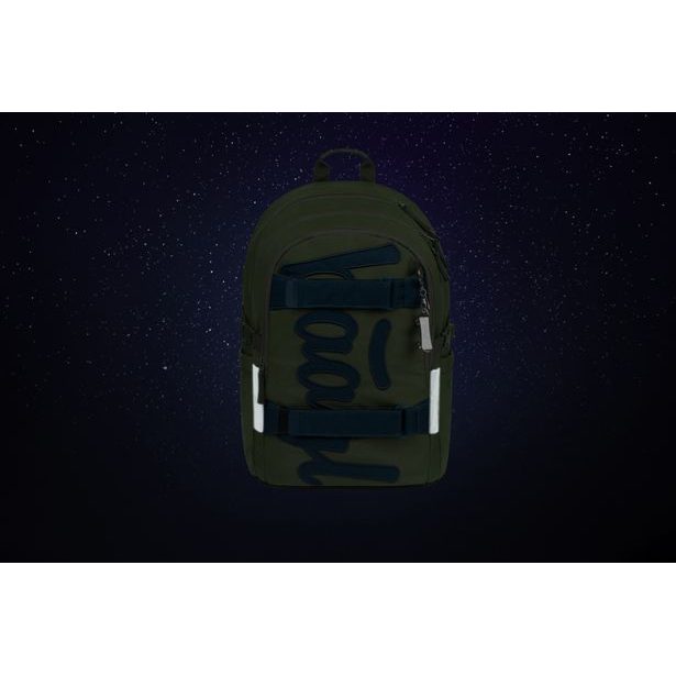 BAAGL SET 3 Skate Olive: batoh, penál, sportovní taška GRS