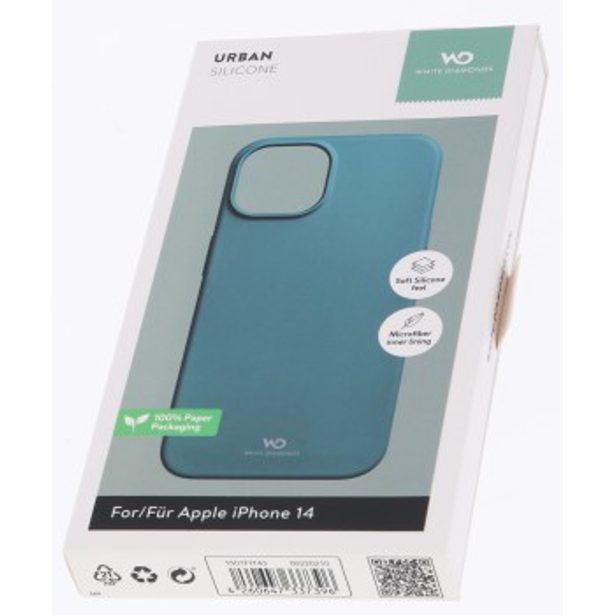 White Diamonds Urban Case, kryt pro Apple iPhone 14, petrolejový