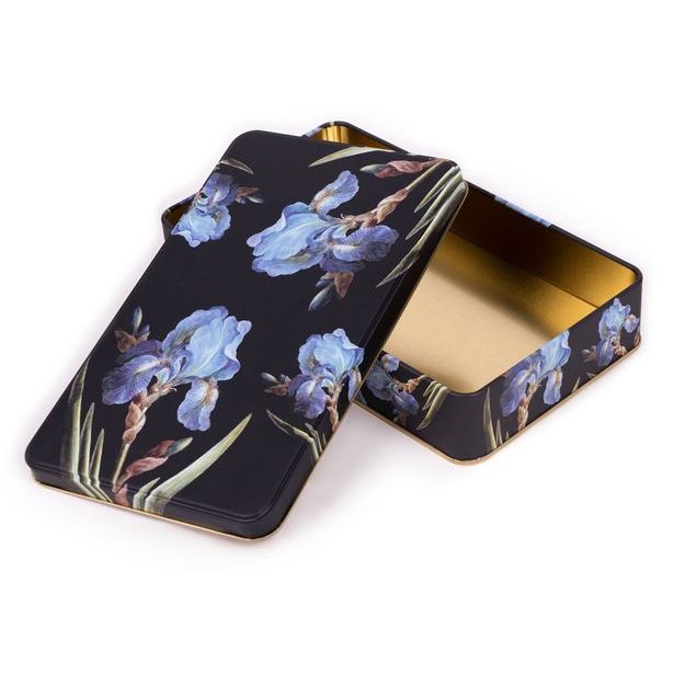 Plechová dóza Kosatec - Kateřina Winterová collection