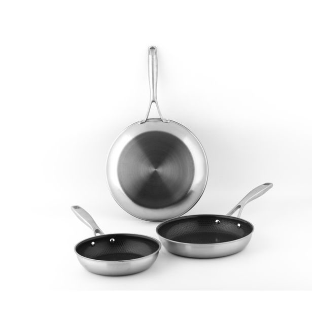 CS SOLINGEN Pánev nerezová s nepřilnavým povrchem Triply DuraMax 24 cm CS-097264