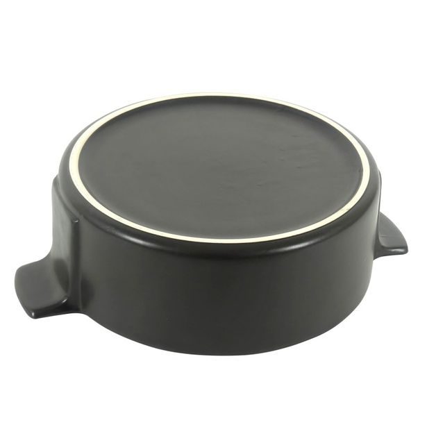 KELA Sada na sýrové fondue Roman keramika černá 9 kusů KL-16665