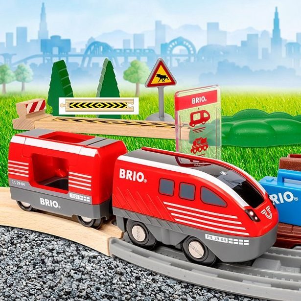 BRIO Vlaková sada s natahovacím vláčkem