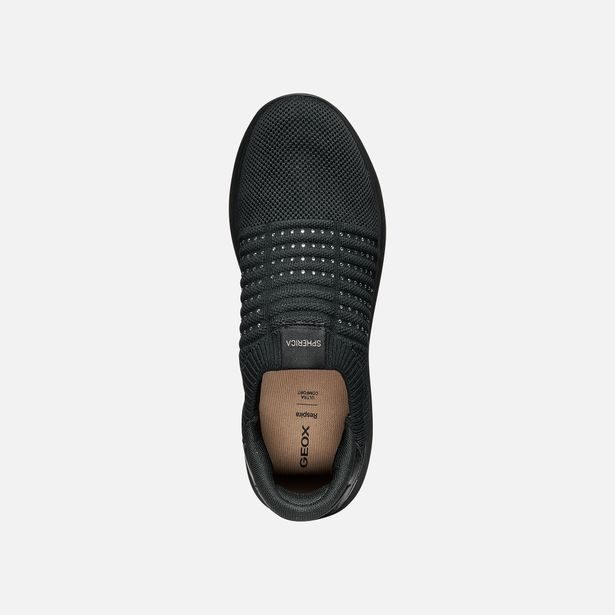 Černé dámské tenisky Geox Spherica Plus