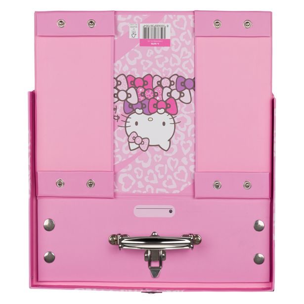 BAAGL Skládací školní kufřík Hello Kitty Sweet Leopard s kováním