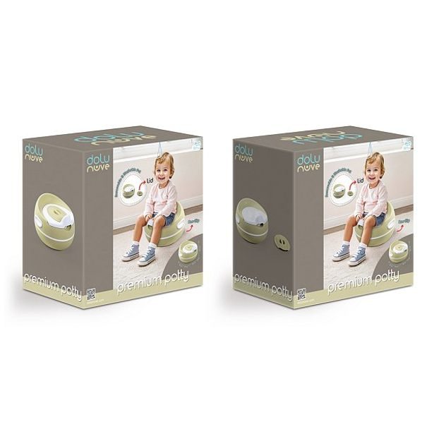 DOLU Dětský nočník Premium, světle zelená, 19,5x34,5x33,5 cm