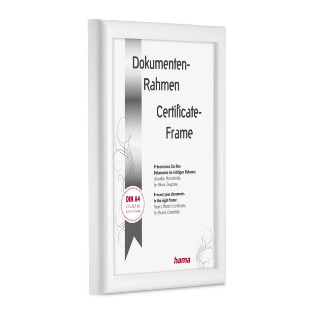 Hama rámeček plastový SWING, bílá, 21x29,7 cm (formát A4)