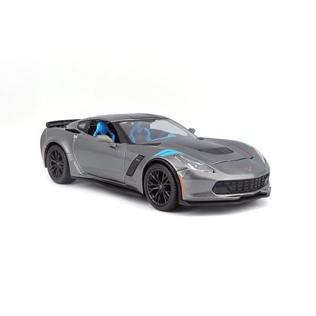 Maisto Maisto - 2017 Corvette Grand Sport, metal šedá, 1:24