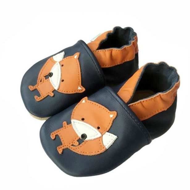 Hopi Hop Barefoot kožené capáčky - liška