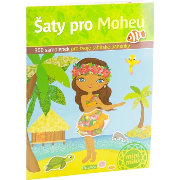 Šaty pro Moheu - kniha samolepek Baagl