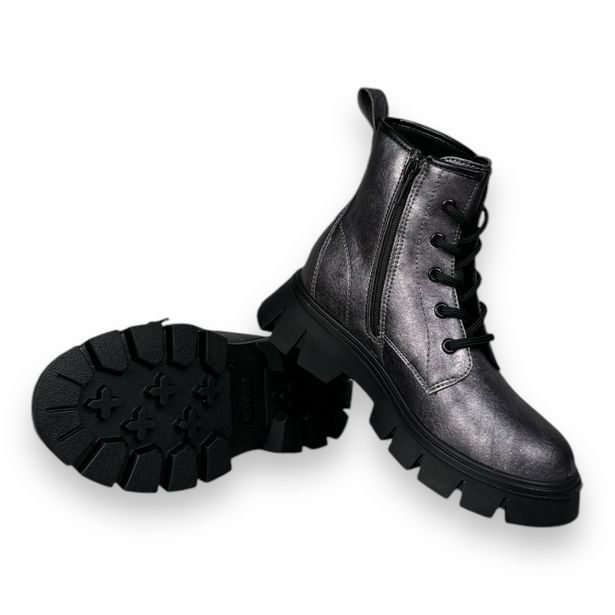 Dětská celoroční kotníková obuv IMAC - Metalické černé