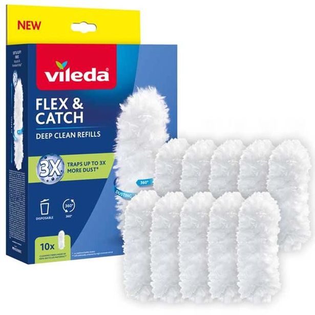 vileda VILEDA FLEX&CATCH PRACHOVKA NÁHRADA 10 KS