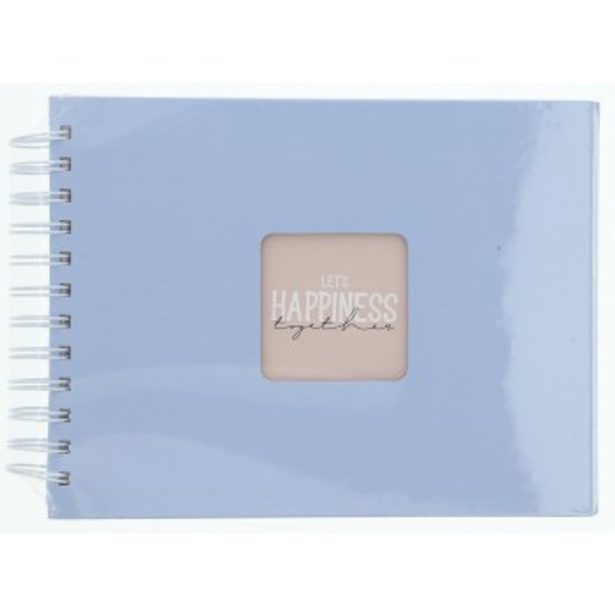 Hama album klasické spirálové FINE ART 24x17 cm, 50 stran, lagoon, bílé listy