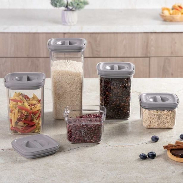 BERLINGERHAUS Dóza na potraviny sada 5 ks Taupe Collection BH-8576