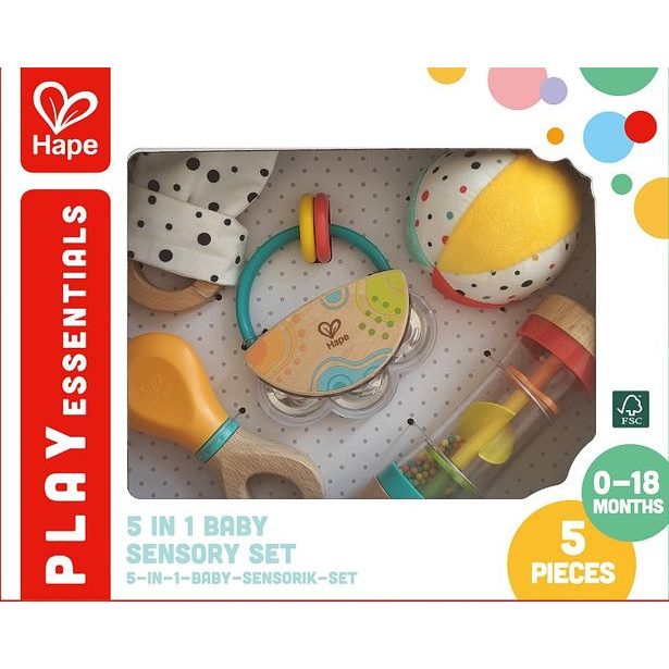 Hape Baby Senzorická sada 5v1