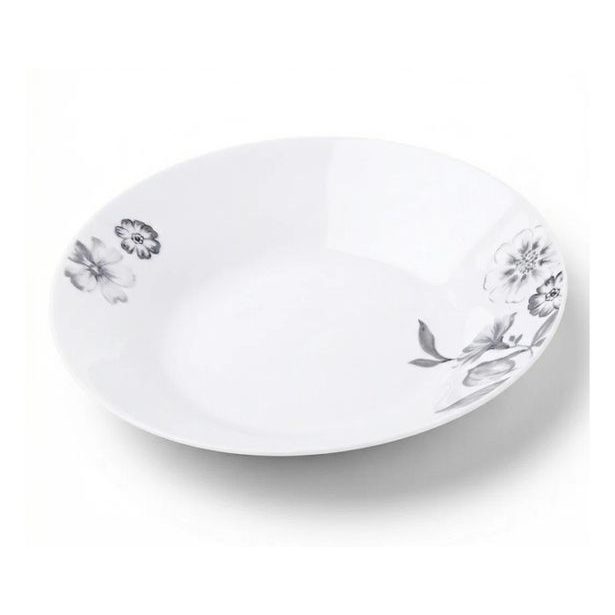 talíř d23cm hluboký SUSANNE, květiny, porcelán