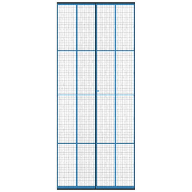 Síť proti hmyzu dveře 100x212 cm černá